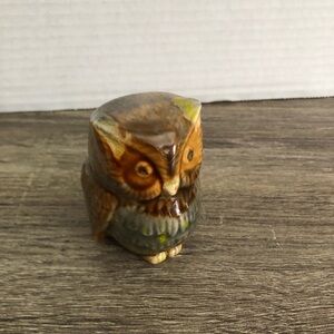 Vtg MCM Ceramic Owl